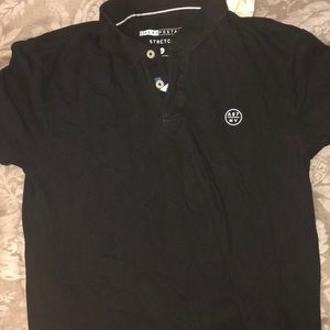 Black Aeropostale Polo Shirt